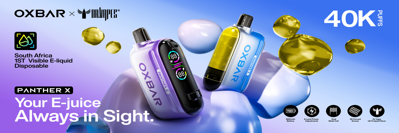 Oxbar X Dr Vapes Panther